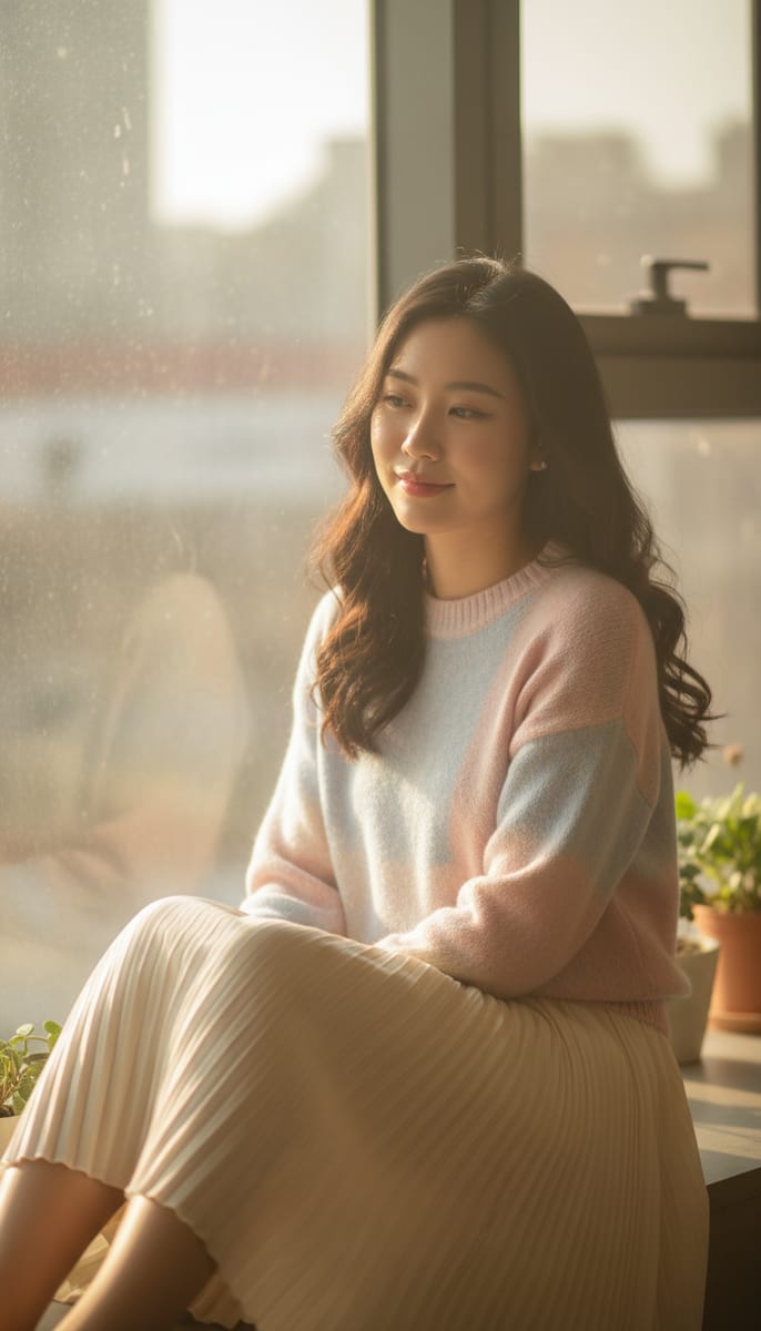 柔光少女肖像:电影级视觉呈现