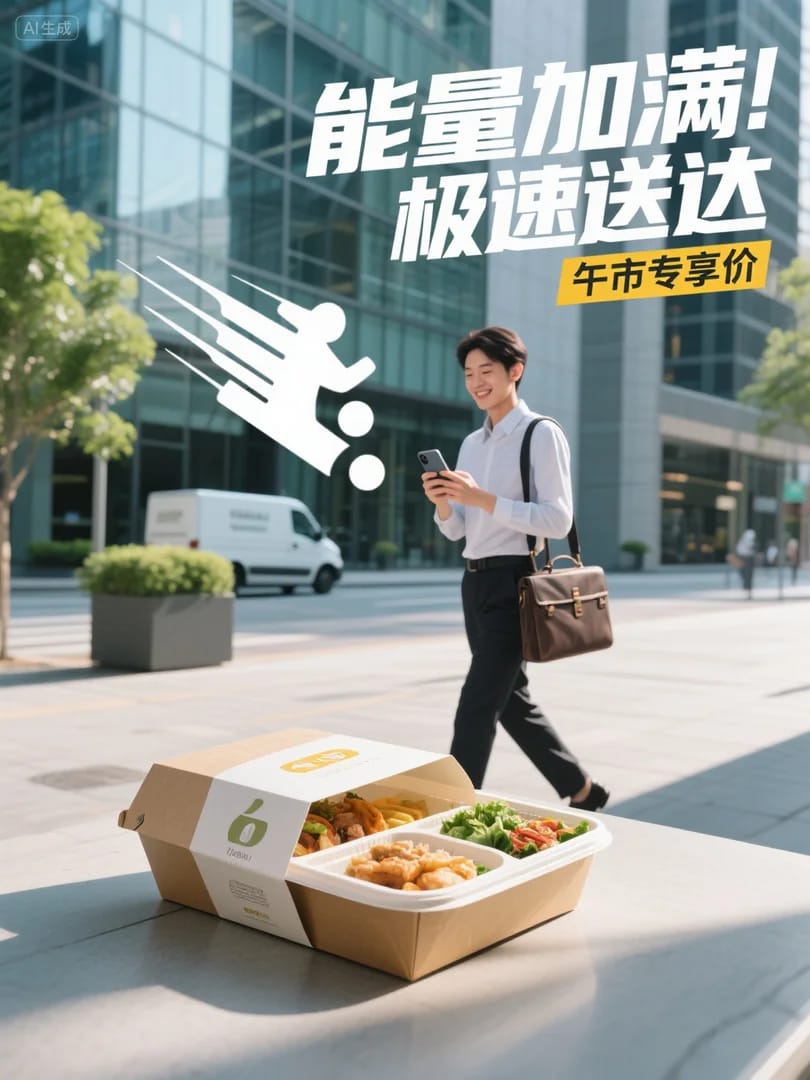 极速能量午餐:都市白领专享,美食即刻送达