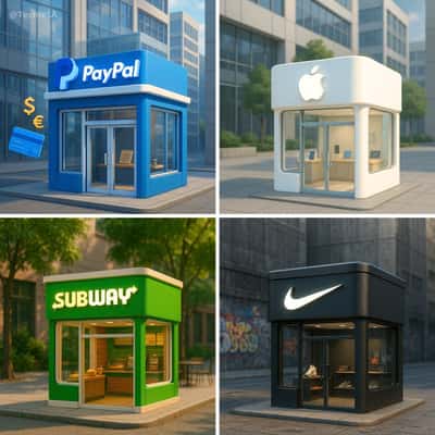 定制品牌迷你店3D渲染：展现独特风格