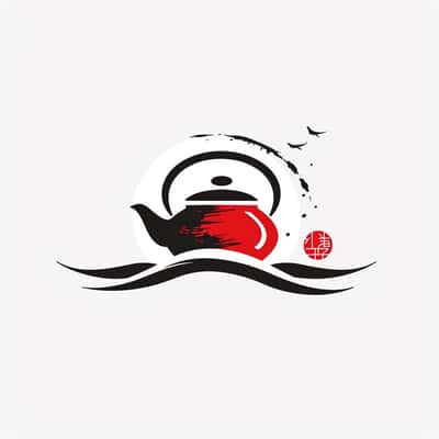 极简中式茶壶女性Logo设计