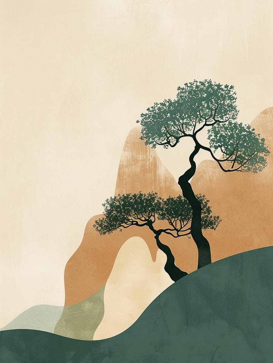AI禅意美学绘画提示词