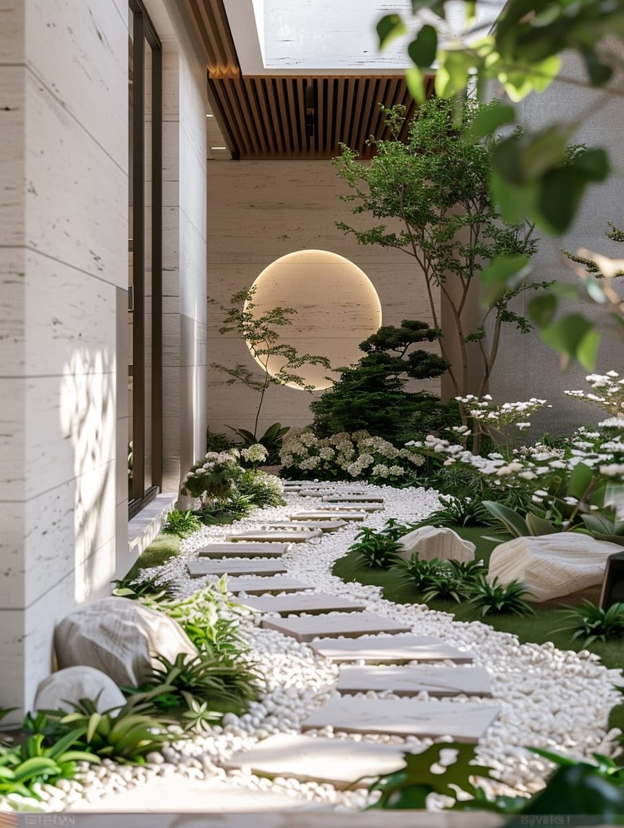 AI禅意花园图像描述