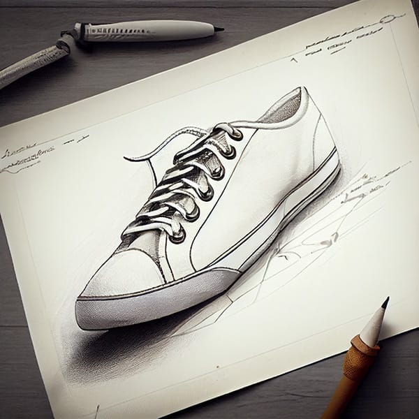 潮鞋创意生成:低帮帆布鞋设计