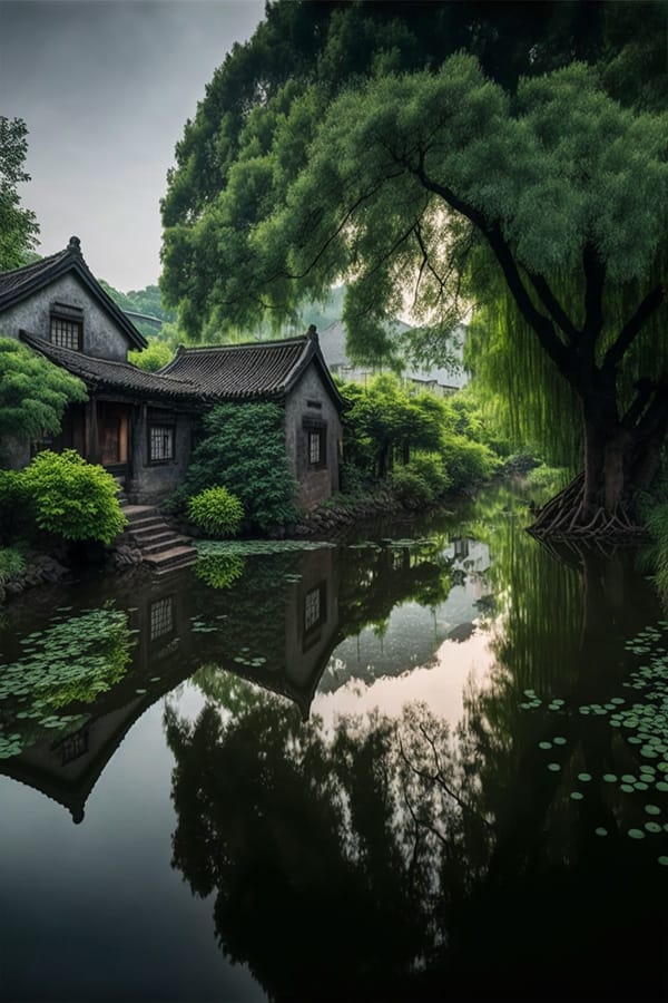 AI关键词生成:江南水乡描述优化器