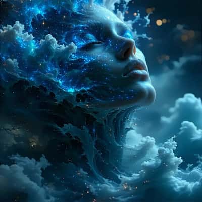 Stable Diffusion末世科幻：空灵未来人像生成提示词