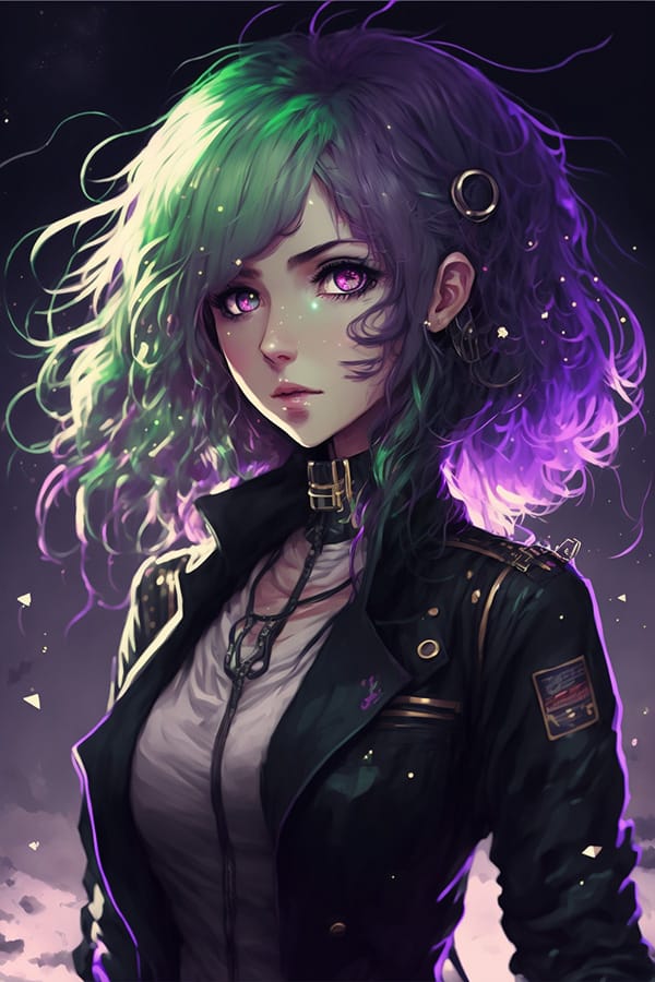 动漫女孩AI绘图关键词