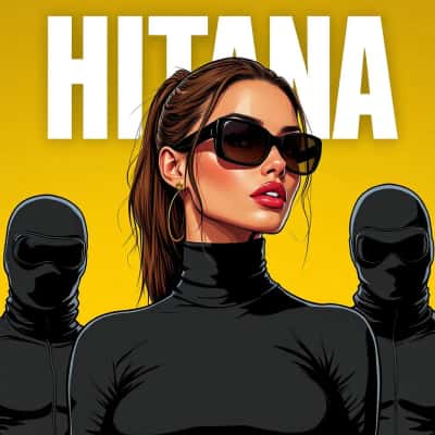 AI绘画：GTA风格漫画封面插画提示词