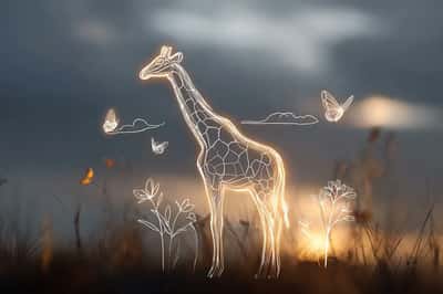 极简儿童绘画：生成奇幻风格插画