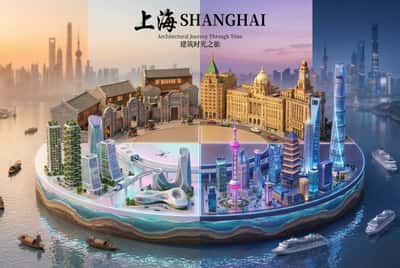 上海建筑演变：超写实3D微缩模型时光之旅