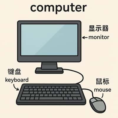 AI图片闪卡：趣味英语单词学习