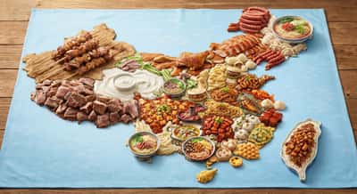 创意中国美食地图：用地方特色小吃勾勒省份轮廓