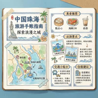 珠海旅行手账：定制你的中文旅游指南