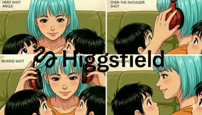 多角度图像生成：四种摄像机视角网格