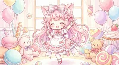 Q版猫耳女孩插画生成器