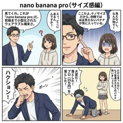 Nano Banana Pro 趣味四格漫：轻松理解新产品