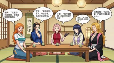 国漫风女性角色合集：全彩漫画故事
