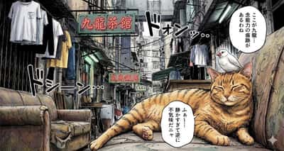 草图转漫画：热血超能力格斗风