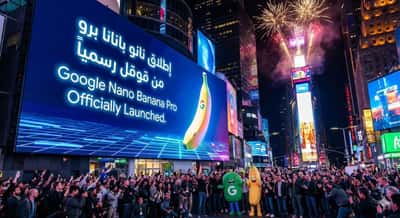 Google Nano Banana Pro 发布公告设计