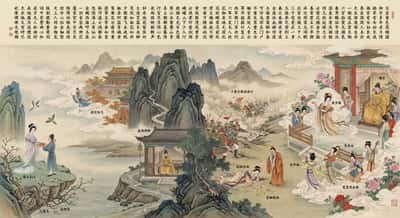 古典意境插画：重现《长恨歌》诗意