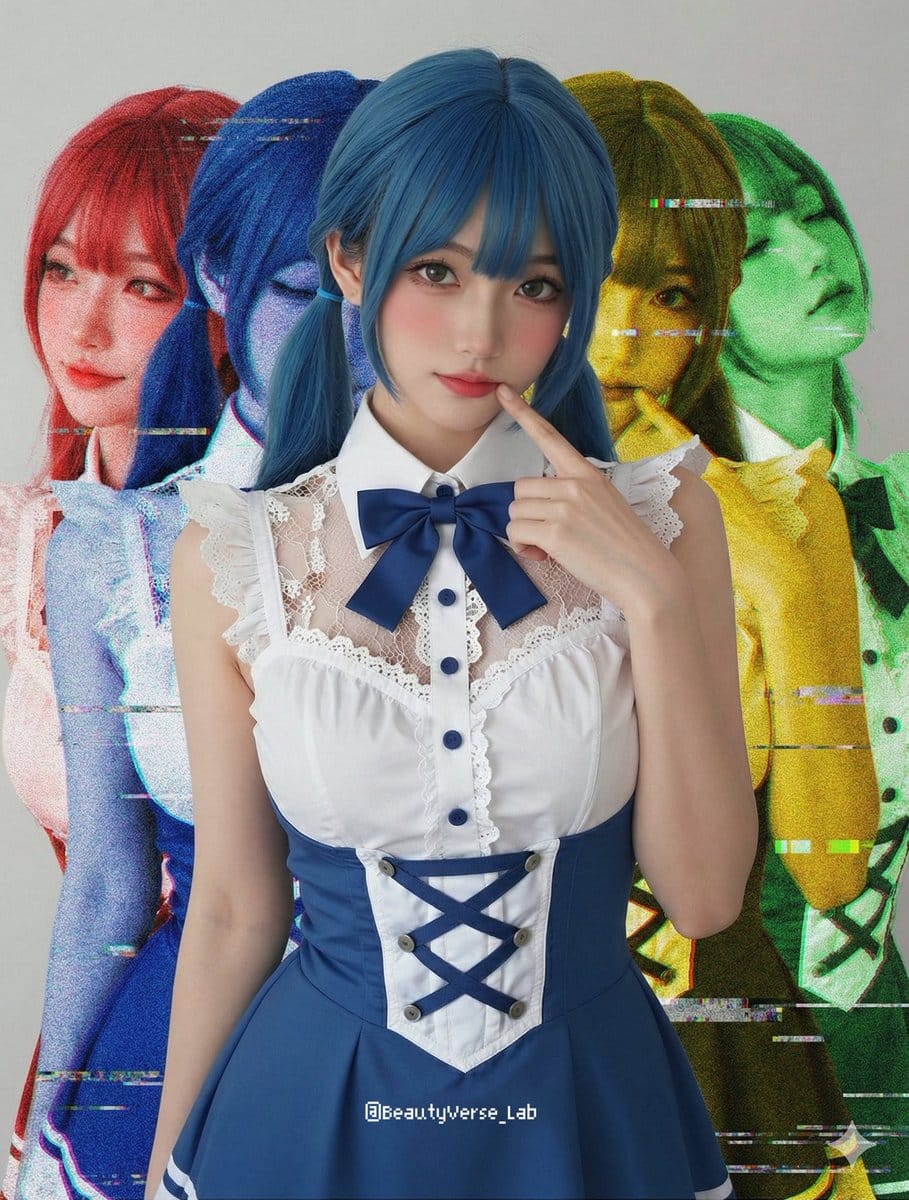 色彩分离故障艺术:创意光影与数字失真特效