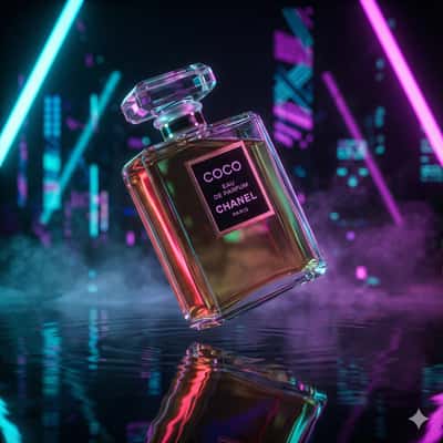 赛博朋克霓虹产品摄影：打造未来感悬浮视觉