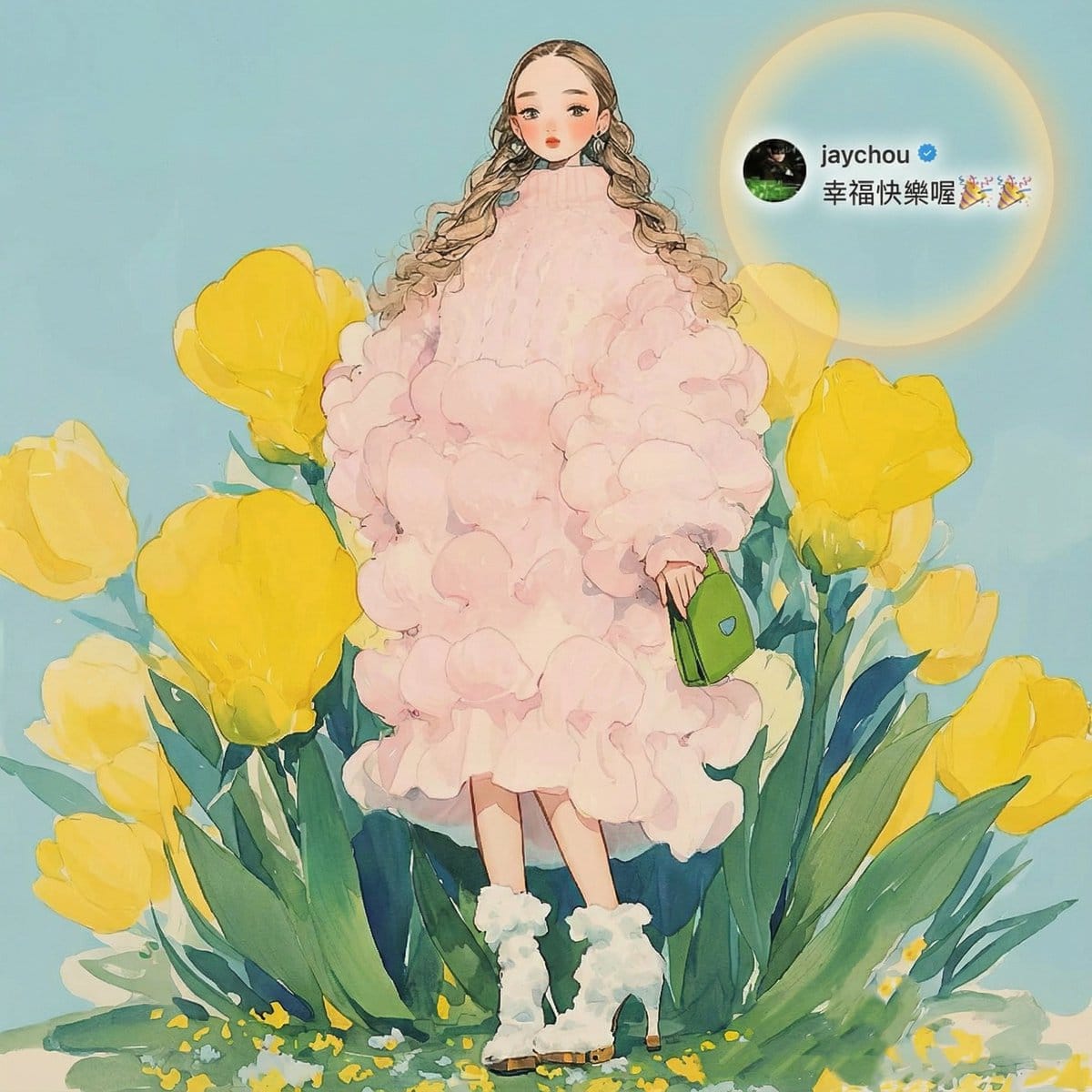 AI定制周杰伦祝福封面:暖心融合美学