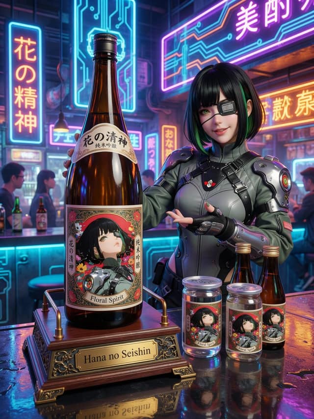 原创清酒瓶身设计：打造独一无二的品牌美学