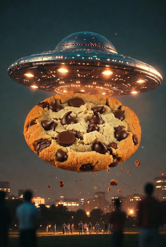 UFO与巨型饼干：都市科幻奇遇