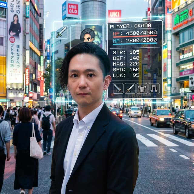 نمونهٔ 真实RPG状态屏：沉浸式叠加体验