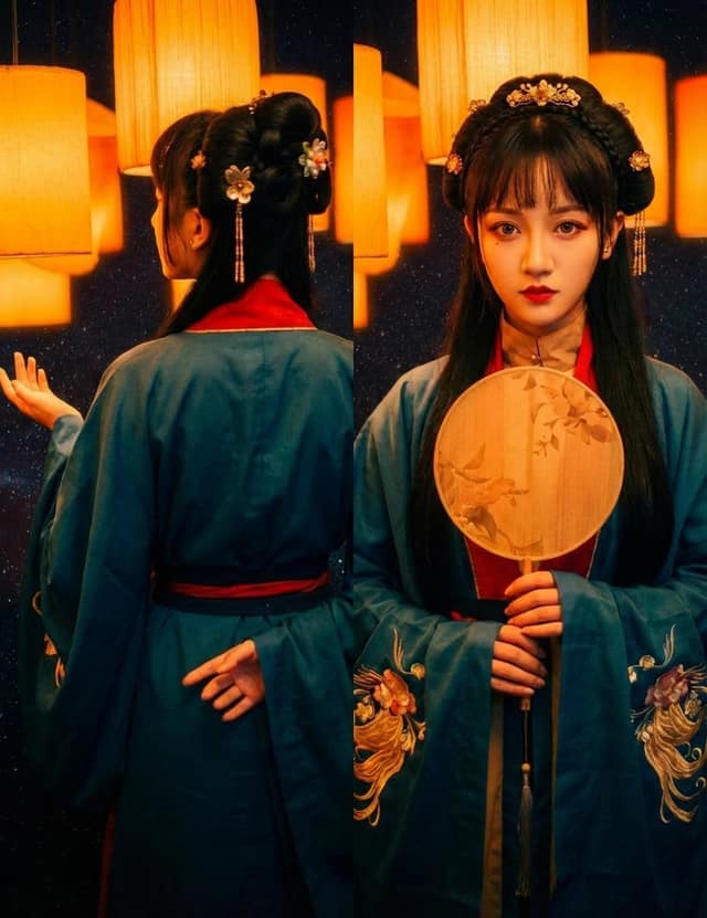 نمونهٔ 正面和背面视角