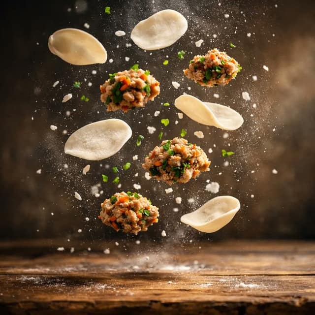 电影级蒸饺写真：超真实美食摄影大片