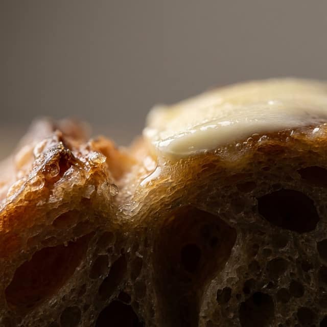 نمونهٔ 极致微距：美食微观地形与光影质感