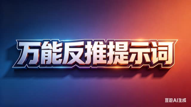 万能反推提示词