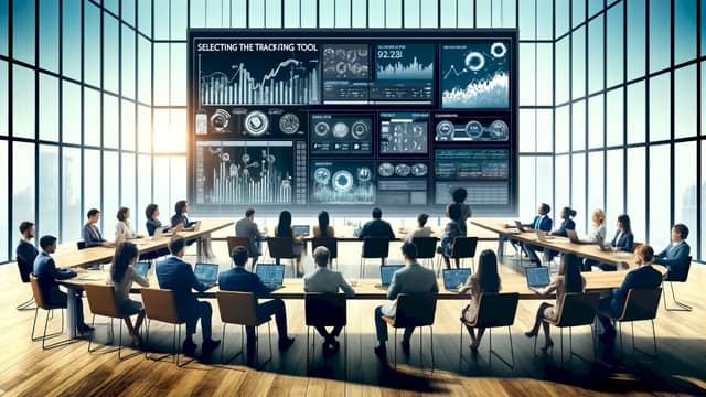 نمونهٔ 未来感董事会：金融数据分析会议