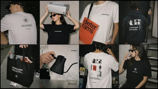 街头服饰Lookbook网格设计 | 潮牌周边营销模板