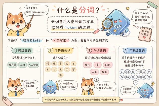 نمونهٔ 可爱的中文分词科普信息图