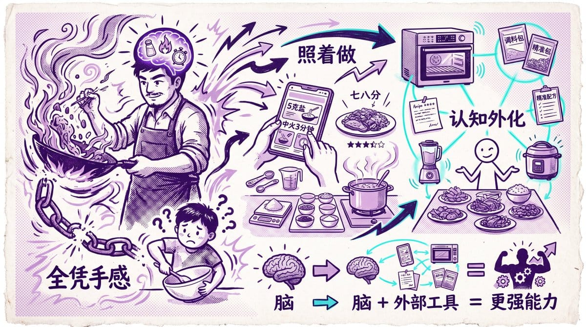 中式烹饪认知信息图 | 直觉vs工具化