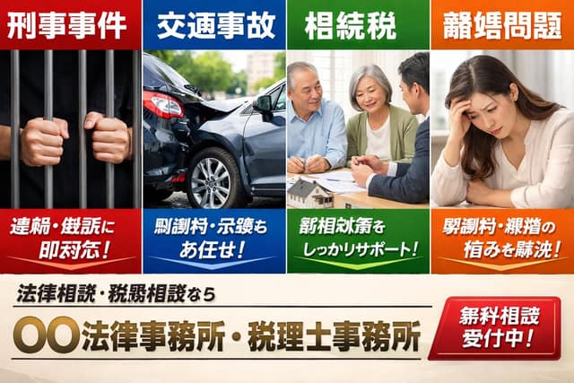 日本法律服务LP横幅设计｜律所税务师事务所广告Banner