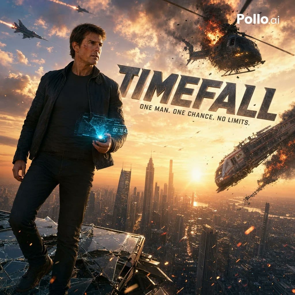 电影级科幻动作海报:TIMEFALL 英雄降临