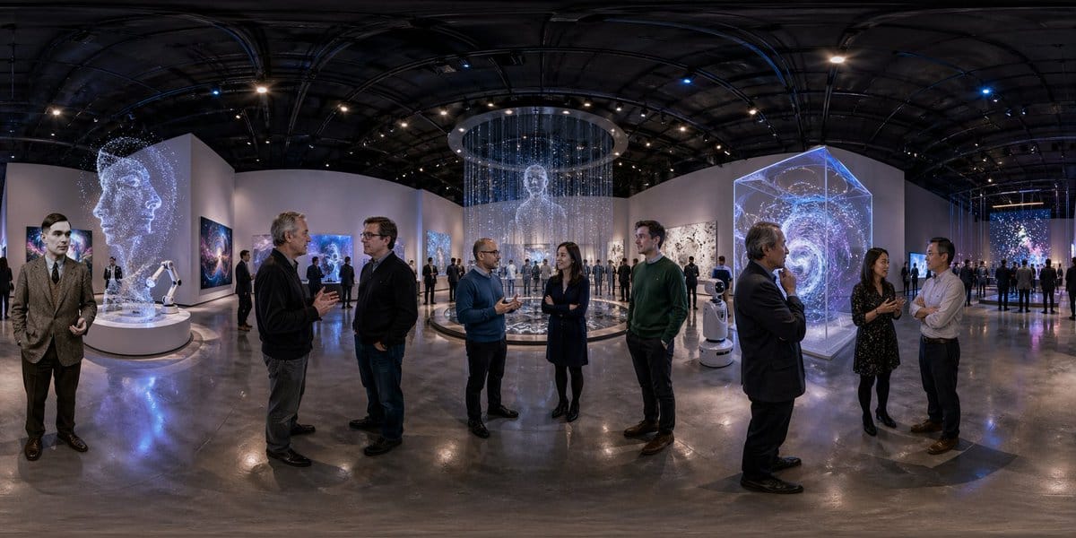 360° AI art gallery panorama | VR immersive experience