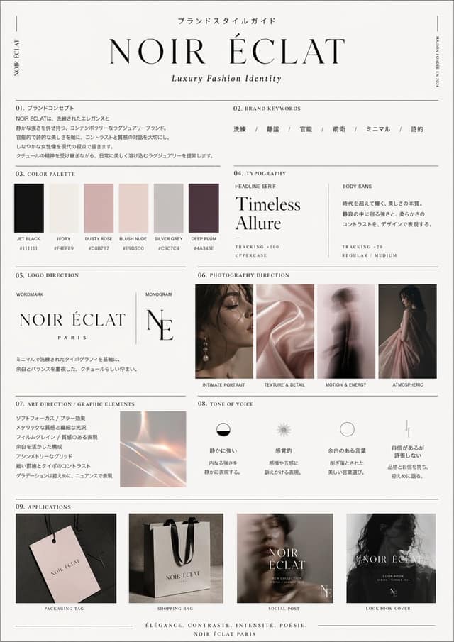 نمونهٔ 高端品牌指南：精准定位目标受众的奢华感策略