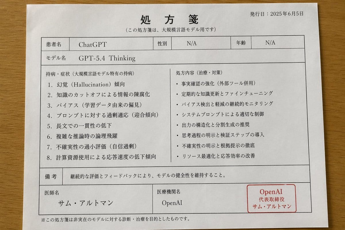 AI模型诊断处方笺:日文写实风格恶搞文档生成