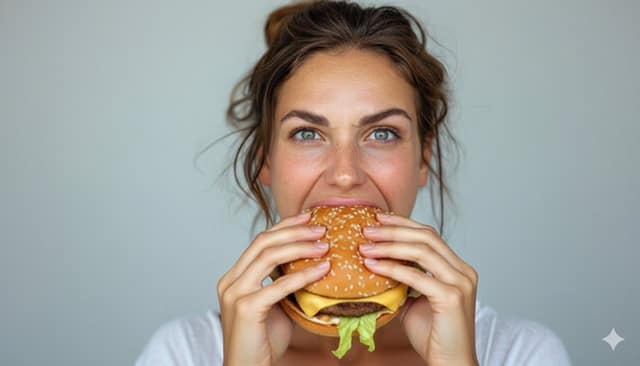 نمونهٔ 贪吃少女暴风吸入大汉堡🍔