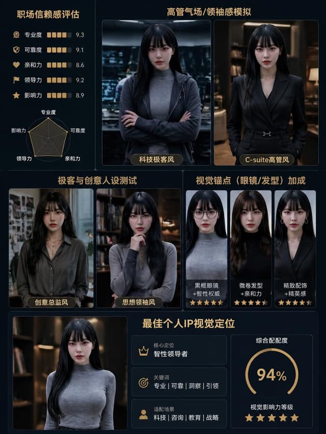 职场气质与个人 IP 人设分析