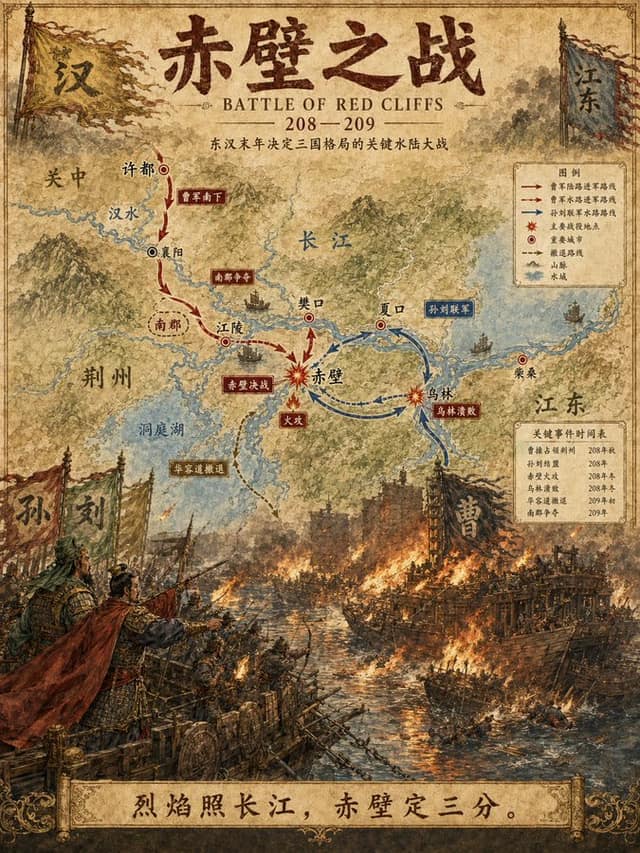 نمونهٔ 甲午战争·水彩战役地图｜历史纪实插画