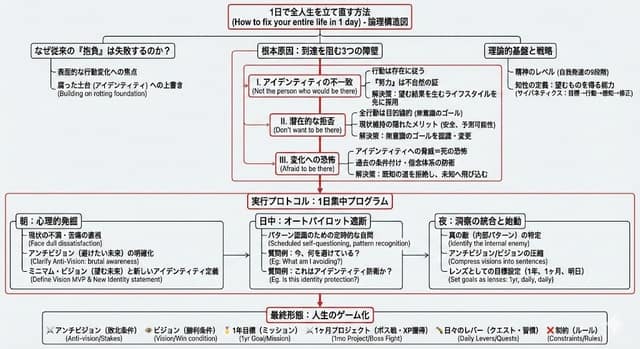 نمونهٔ 日式逻辑树图表：密集手绘信息图生成器