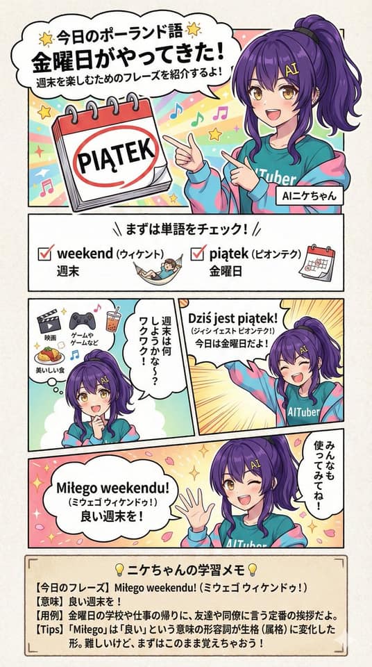 نمونهٔ 波兰风情科普漫画｜日系插画风格
