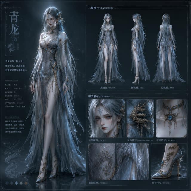暗黑系圣兽神女生成词
