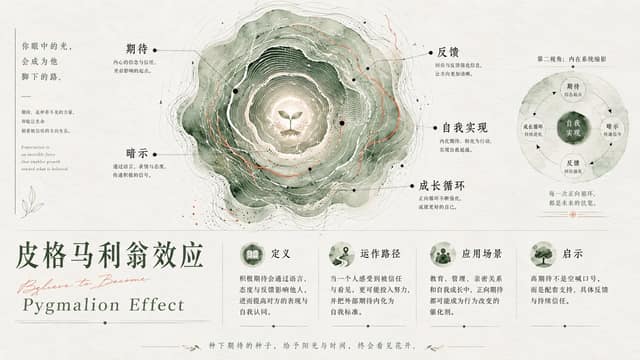 نمونهٔ 心理学知识点·高级概念海报视觉设计