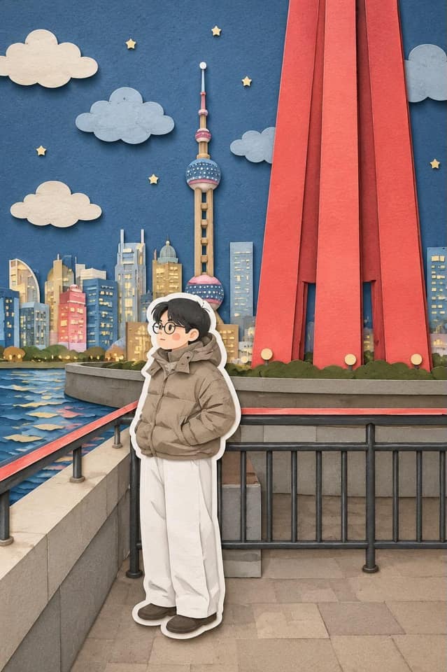 剪纸立体插画风｜纸艺透视美学转换